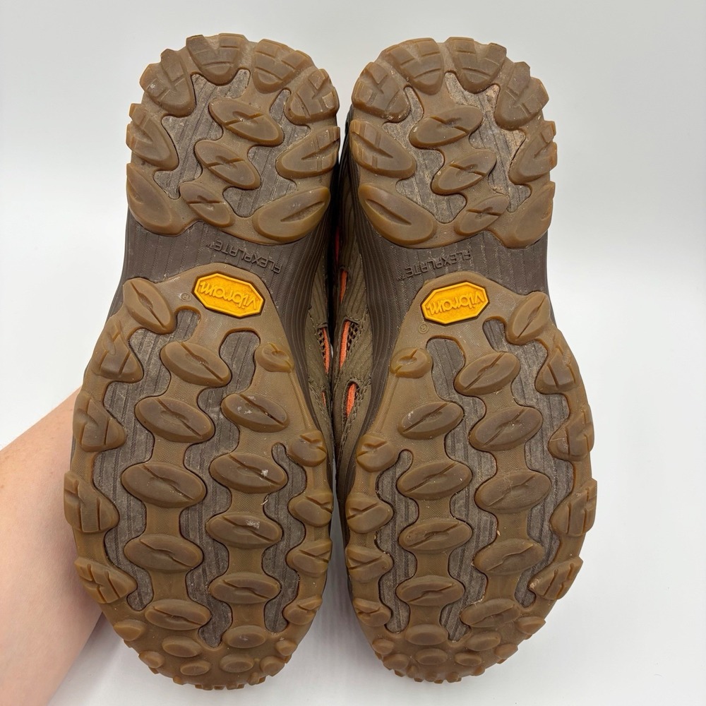 Merrell J12046 Womens Size 7 Hiking Shoes Dusty Olive Waterproof Vibram Low Top - Picture 9 of 9